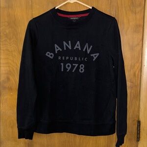 Banana Republic Black Crewneck Sweater for Women